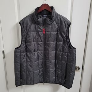 Land’s End Men's Black Lightweight Quilted Vest - XXL